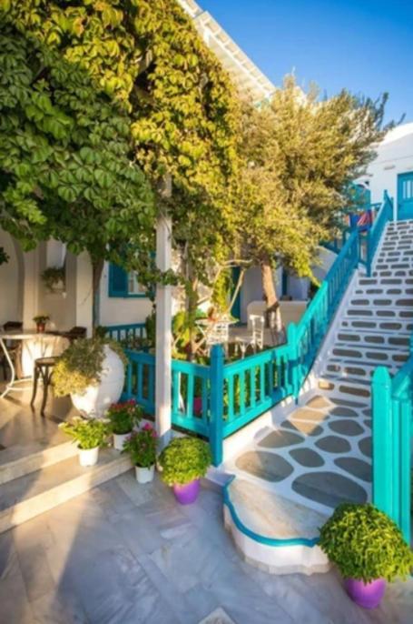 Pension Marias Sea View Mykonos Town エクステリア 写真