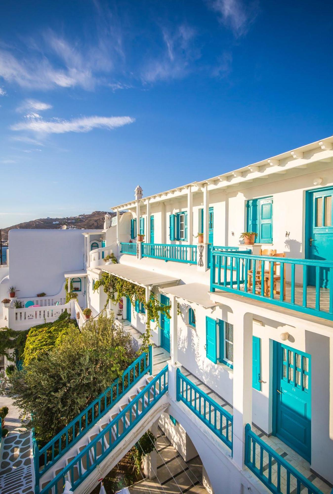 Pension Marias Sea View Mykonos Town エクステリア 写真