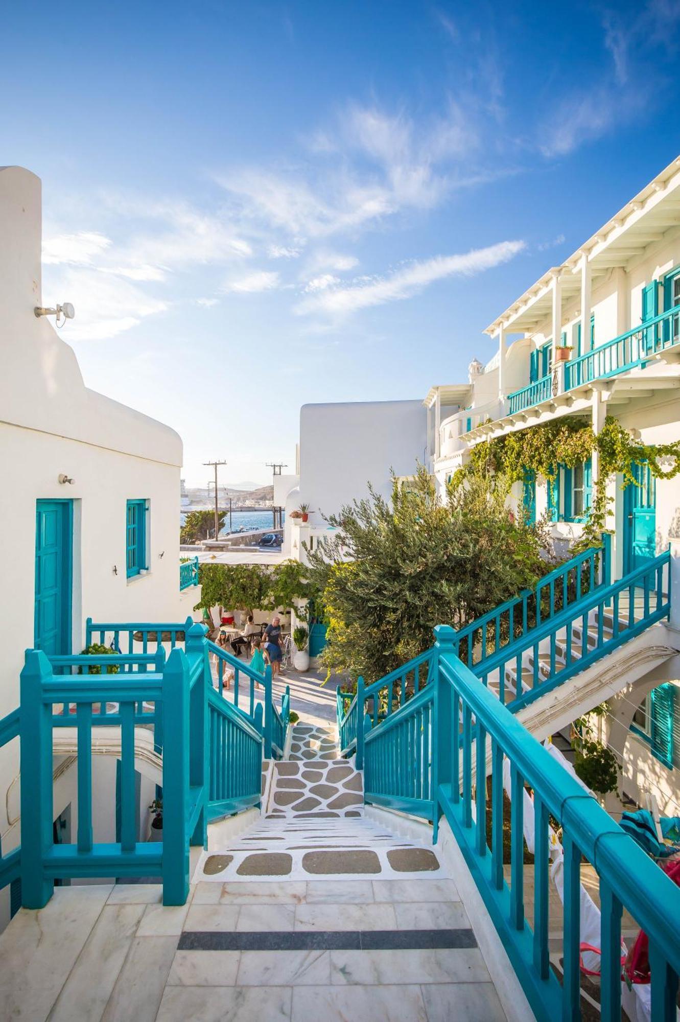 Pension Marias Sea View Mykonos Town エクステリア 写真